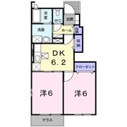 サンヒルズ城南Bの間取り画像