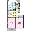 サンヒルズ城南Bの間取り画像