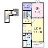 ミルト ブリーゼの間取り画像