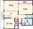 ヴィラナリー今治 2号棟の間取り画像