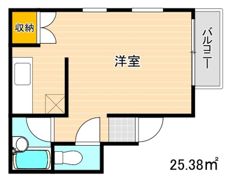ベルザ南片江の間取り画像