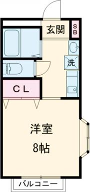 プラムハイツの間取り画像
