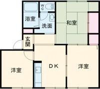 優コーポⅡの間取り画像