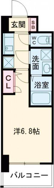 S-RESIDENCE堺浜寺broadの間取り画像