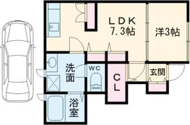 モスフロックス御着の間取り画像