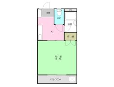 福岡マンションの間取り画像
