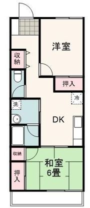 藤ハイツの間取り画像