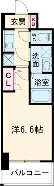 S-RESIDENCE堺浜寺broadの間取り画像