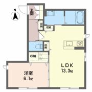 シャーメゾン ハピネスの間取り画像