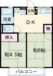 シティハイムイイヅカの間取り画像