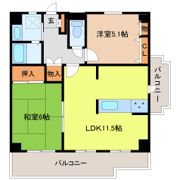 グレース川口の間取り画像