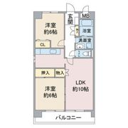スカイアークビルの間取り画像