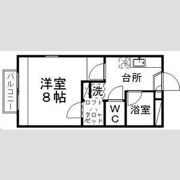 ベニーハイツの間取り画像