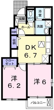 カルペ・ディエムAの間取り画像