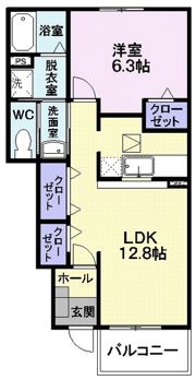 アルコ・イーリスBの間取り画像