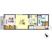 (仮)D-ROOM白鳥4丁目の間取り画像
