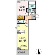 プラムⅥの間取り画像