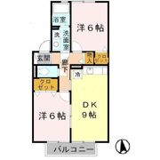 クローバー Ⅱの間取り画像
