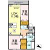 メルベーユの間取り画像