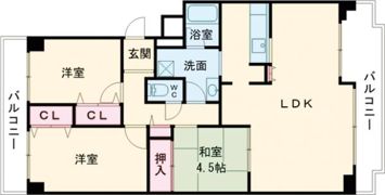 ルネ神戸北Ⅱノースコート二番館の間取り画像