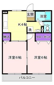レジデンスJOYの間取り画像