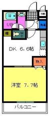 セゾン湊の間取り画像