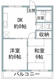 ヒルズ藤原の間取り画像