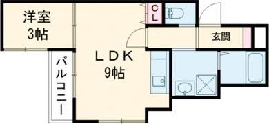 THE NOBLES 戸畑Ⅱの間取り画像