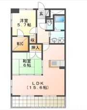 ベルドミール豊川の間取り画像