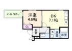 フジパレス三国ヶ丘Ⅱ番館の間取り画像