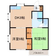 コーポリバティの間取り画像