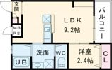 エヌエムキャトフヴァンキャトルズの間取り画像