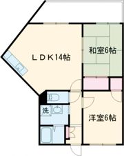 シャロムの間取り画像