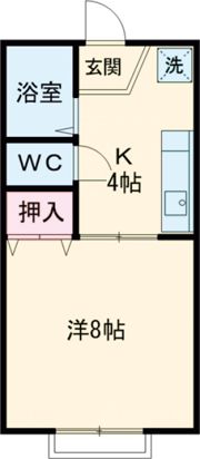 グランディール友生の間取り画像