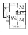笹沖ハイムⅠの間取り画像