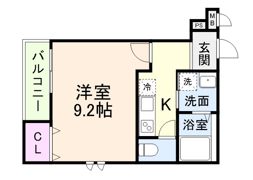 フジパレス三国ヶ丘Ⅲ番館の間取り画像