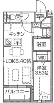 Alivis南福岡northの間取り画像