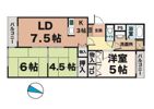 コーポ大津和の間取り画像