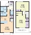 S・K・K桜川ハイツ 九番館の間取り画像