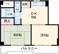 ホワイトスワン明石の間取り画像