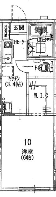 メゾン出西の間取り画像