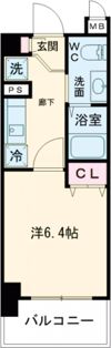 プレサンスNEO長堂アウローラの間取り画像