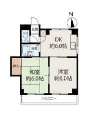 ロマネ北柏の間取り画像