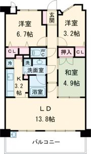 レジディア千里万博公園の間取り画像