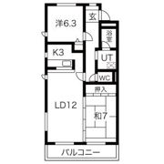 レジデンス富士の間取り画像