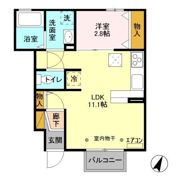 ウィル コスモ 若草の間取り画像