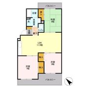 ボアクレール Aの間取り画像