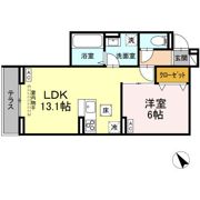 D-ROOM松木Bの間取り画像