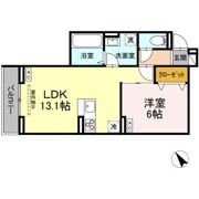 D-ROOM松木Bの間取り画像