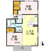 ディライト B棟の間取り画像